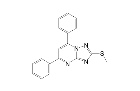 5,7-DIPHENYL-2-METHYLTHIO-1,2,4-TRIAZOLO-[1.5-A]-PYRIMIDINE
