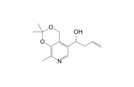 2,2,8-Trimethyl-5-( 1'-hydroxy-3'-butenyl)-4H-1,3-dioxino[4,5]pyridine