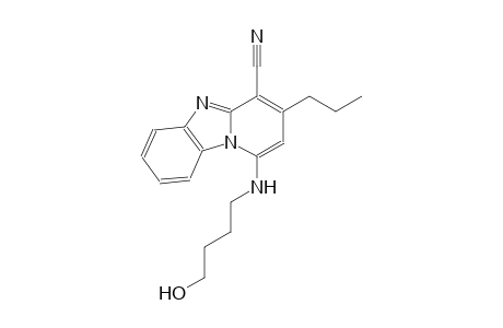 1-[(4-hydroxybutyl)amino]-3-propylpyrido[1,2-a]benzimidazole-4-carbonitrile