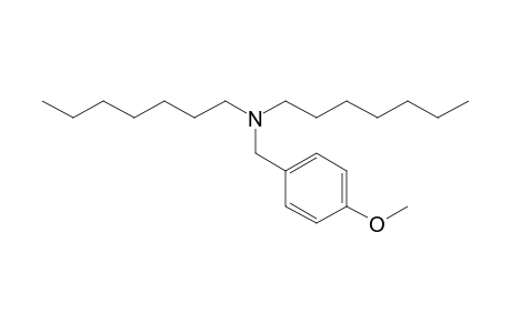 4-Methoxybenzylamine, N,N-diheptyl-