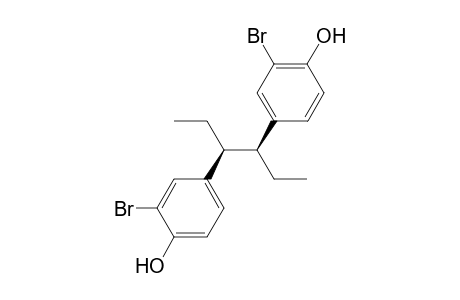 4,4'-((3S,4S)-Hexane-3,4-diyl)bis(2-bromophenol)