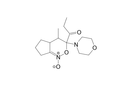 3,4,4a,5,6,7-hexahydro-4-methyl-3-morpholino-3-propionylcyclopenta[c]oxazine-N-oxide