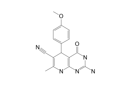 2-AMINO-5-(4-METHOXYPHENYL)-6-CYANO-7-METHYL-5,8-DIHYDROPYRIDO-[2,3-D]-PYRIMIDIN-4(3H)-ONE