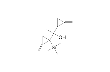 1-(2-Methylenecyclopropyl)-1-(2-methylene-1-trimethylsilyl-cyclopropyl)ethanol
