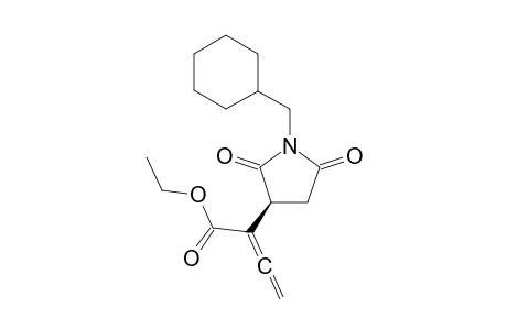 (S)-ethyl 2-(1-(cyclohexylmethyl)-2,5-dioxopyrrolidin-3-yl)buta-2,3-dienoate