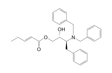 (2R,3S)-O1-Penta-2-enoyl-3-dibenzylamino-4-phenylbutane-1,2-diol