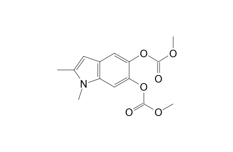5,6-bis(Methoxycarbonyloxy)-1,2-dimethylindole