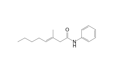 N-phenyl-3-methyl-3-octenamide