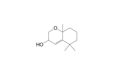 2H-1-Benzopyran-3-ol, 3,5,6,7,8,8a-hexahydro-5,5,8a-trimethyl-