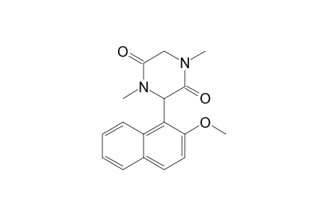 3-(2-Methoxynaphthalen-1-yl)-1,4-dimethylpiperazine-2,5-dione