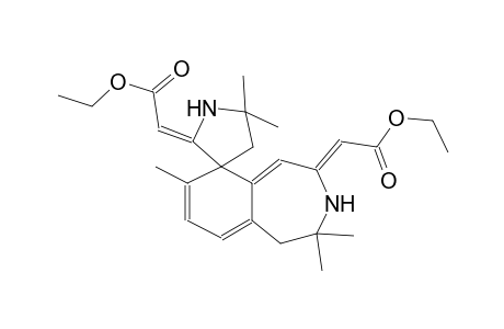 ethyl 2-[(2'E)-2'-(2-ethoxy-2-oxoethylidene)-2,4',4',6,6-pentamethyl-5,6,7,8-tetrahydrospiro[benzo[7]annulene-1,1'-cyclopentan]-8-ylidene]acetate