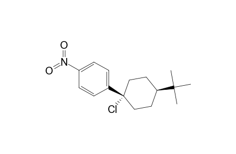 Benzene, 1-[1-chloro-4-(1,1-dimethylethyl)cyclohexyl]-4-nitro-, cis-