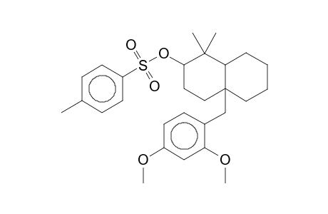 Toluene-4-sulfonic acid, 4a-(2,4-dimethoxy-benzyl)-1,1-dimethyl-decahydro-naphthalen-2-yl ester