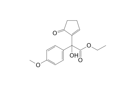 Hydroxy-(4-methoxyphenyl)(5-oxocyclopent-1-enyl)acetic acid ethyl ester