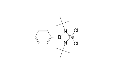 2,4-ditert-butyl-1,1-dichloro-3-phenyl-1$l^{4}-tellura-2,4-diaza-3-boracyclobutane
