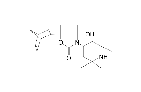 5-Bicyclo[2.2.1]hept-5-en-2-yl-4-hydroxy-4,5-dimethyl-3-(2,2,6,6-tetramethyl-piperidin-4-yl)-oxazolidin-2-one