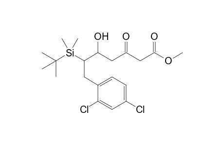 Methyl 6-(t-butyldimethylsilyl)-5-hydroxy-7-(2',4'-dichlorophenyl)-3-oxoheptanoate
