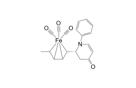 (6RS,1'RS,4'SR)-(1'E,3'E)-Tricarbonyliron[2,3-didehydro-1-phenyl-6-(.eta.4-1',4')-1',3'-pentadienylpiperdin-4-one]