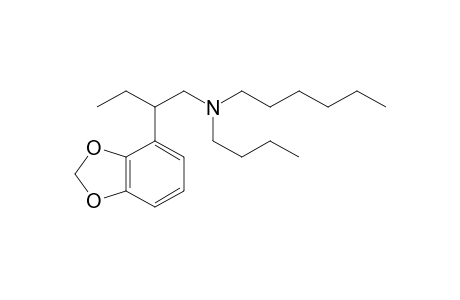 N-Butyl-N-hexyl-2-(2,3-methylenedioxyphenyl)butan-1-amine