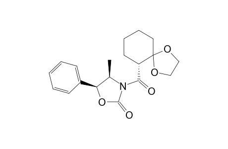 (4R,5S,6'R)-(1',4'-Dioxaspiro[4.5]decane-6'-carbonyl)-4-methyl-5-phenyloxazolidin-2-one