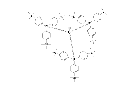 TRIS-(TRI-PARA-TRIMETHYLSILYLPHENYLPHOSPHANE)-CHLORO-RHODIUM-COMPLEX