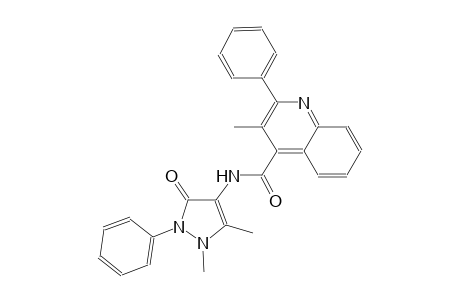 N-(1,5-dimethyl-3-oxo-2-phenyl-2,3-dihydro-1H-pyrazol-4-yl)-3-methyl-2-phenyl-4-quinolinecarboxamide