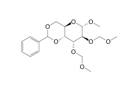 Methyl 4,6-O-benzylidene-2,3-bis-O-(methoxymethyl)-.alpha.-D-altropyranoside