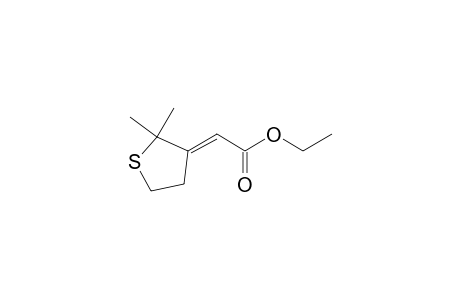 Acetic acid, (dihydro-2,2-dimethyl-3(2H)-thienylidene)-, ethyl ester