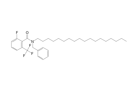 Benzamide, 2-fluoro-6-trifluoromethyl-N-benzyl-N-octadecyl-