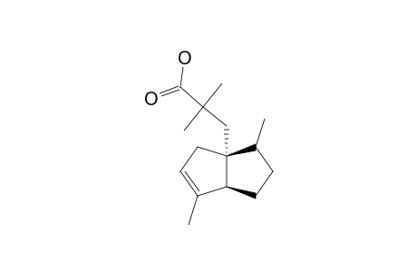 2,ENDO-6-DIMETHYL-5(3'-CARBOXY-2',2'-DIMETHYLPROPYL)-BICYCLO-[3.3.0]-OCT-2-ENE