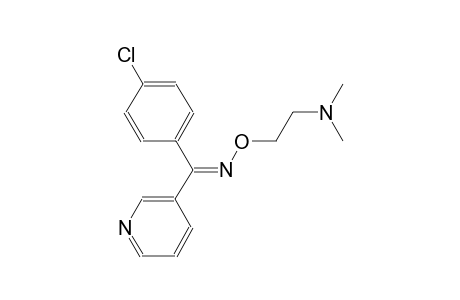 methanone, (4-chlorophenyl)-3-pyridinyl-, O-[2-(dimethylamino)ethyl]oxime, (E)-