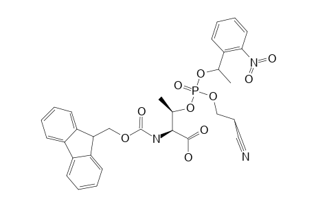 N-ALPHA-(FLUORENYL-9-METHOXYCARBONYL)-PHOSPHO-(1-NITROPHENYLETHYL-2-CYANOETHYL)-L-THREONINE