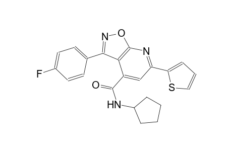 isoxazolo[5,4-b]pyridine-4-carboxamide, N-cyclopentyl-3-(4-fluorophenyl)-6-(2-thienyl)-