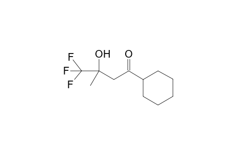 4,4,4-Triflulro-3-hydroxy-3-methyl-1-(cyclohexyl)butan-1-one