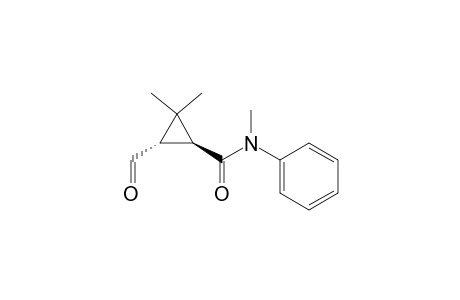 trans-2-Formyl-N,3,3-trimethyl-N-phenylcyclopropanecarboxamide
