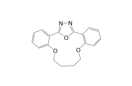 1,6,17-Trioxa-(2',5')-diphenyl)-1,3,4-oxadiazolo[6]phane