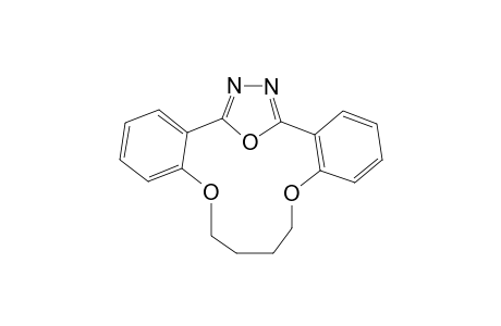 1,6,17-Trioxa-(2',5')-diphenyl)-1,3,4-oxadiazolo[6]phane