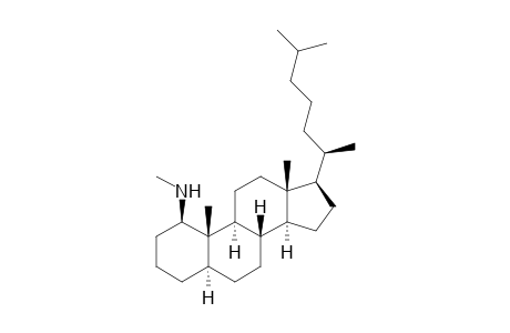 1.beta.-methylamino-5.alpha.-cholestane