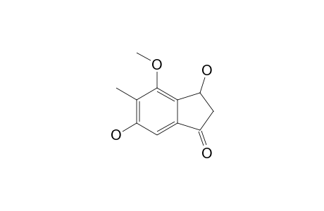 CYCLOMARINONE;3,6-DIHYDROXY-4-METHOXY-5-METHYL-2,3-DIHYDRO-1-H-INDEN-1-ONE
