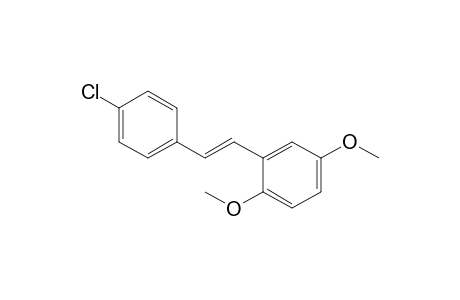 2-[(E)-2-(4-chlorophenyl)ethenyl]-1,4-dimethoxy-benzene