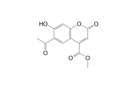 Methyl 6-acetyl-7-hydroxy-2-oxo-2H-chromene-4-carboxylate