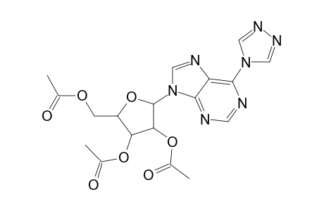 9-(2,3,5-Tri-O-acetyl-.beta.,D-ribofuranosyl)-6-(1,2,4-triazol-4-yl)purine