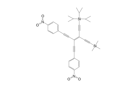 1-(4'-Nitrophenyl)-3-(4'-nitrophenyl)ethynyl]-4-[(triisopropylsilyl)ethynyl]-6-(trimethylsilyl)hex-3-ene-1,5-diyne