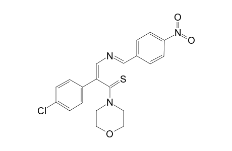 4-[2-(4-Chlorophenyl)-3-(4-nitrobenzylideneamino)thioacryloyl]morpholine