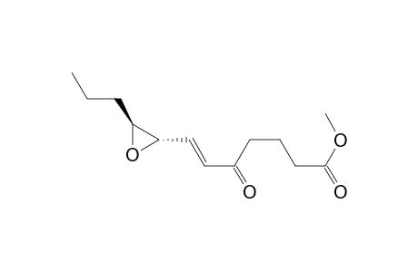 6-Heptenoic acid, 5-oxo-7-(3-propyloxiranyl)-, methyl ester, [2S-[2.alpha.(E),3.beta.]]-