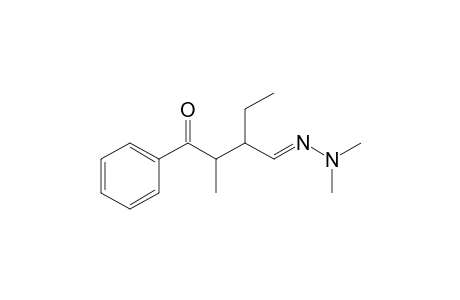 2-Ethyl-3-methyl-4-oxo-4-phenylbutanal - dimethylhydrazone