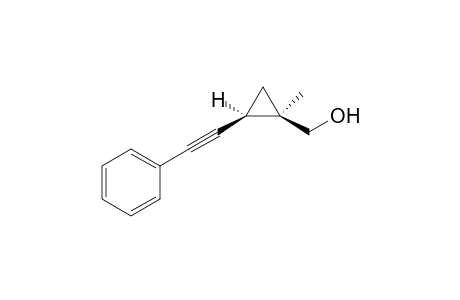 ((1R*,2R*)-1-Methyl-2-phenylethynylcyclopropyl)methanol