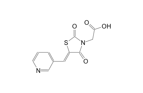 [(5Z)-2,4-dioxo-5-(3-pyridinylmethylene)-1,3-thiazolidin-3-yl]acetic acid