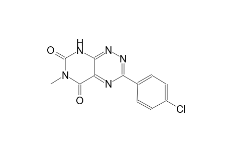 3-(4-chlorophenyl)-6-methylpyrimido[5,4-e][1,2,4]triazine-5,7(6H,8H)-dione