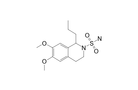 6,7-DIMETHOXY-1-PROPYL-3,4-DIHYDROISOQUINOLINE-2-(1-H)-SULFONAMIDE